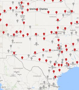 Tesla Supercharger locations