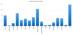 Buzz's Vehicle Sales By Model