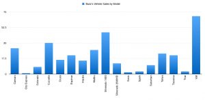 Buzz's Vehicle Sales By Model