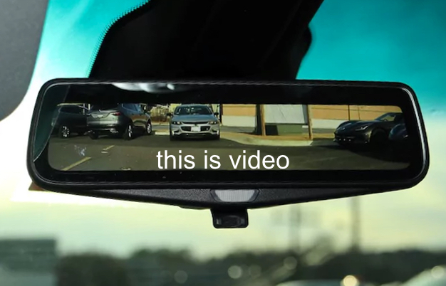 Bolt EV video mirror