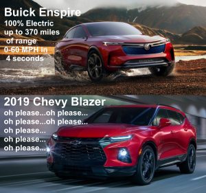 Buick Enspire vs Chevy Blazer