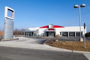 abandoned dealership